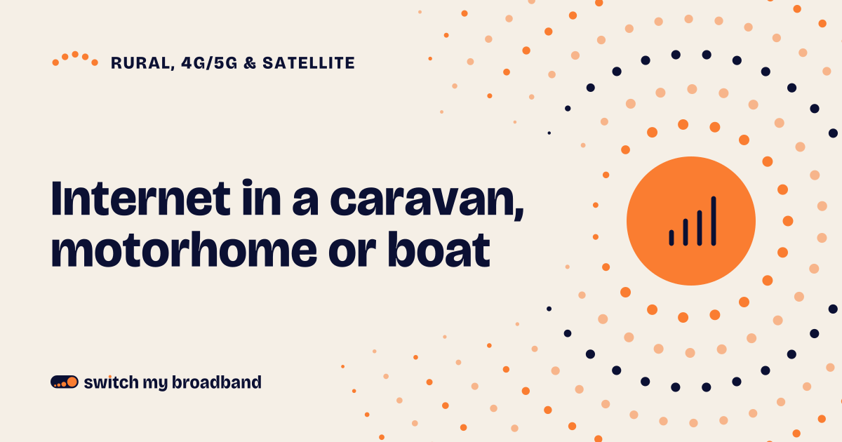 Internet in a caravan, motorhome or boat: your options