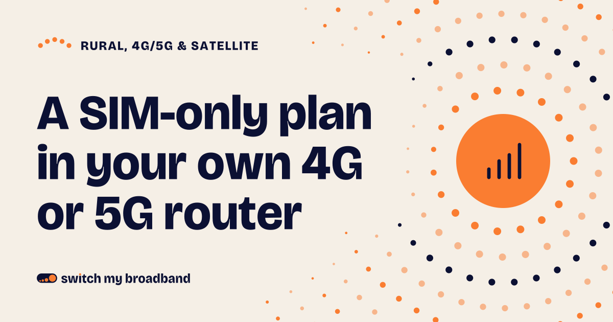 A SIM-only plan in your own 4G or 5G router: the rules