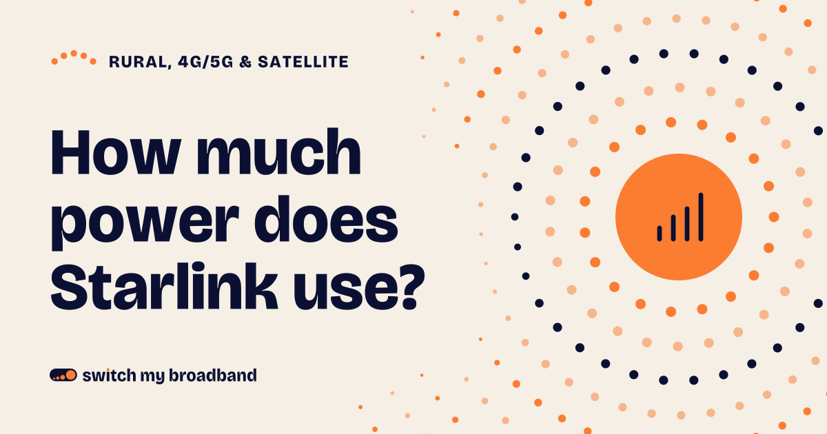 How much power does Starlink use? ()